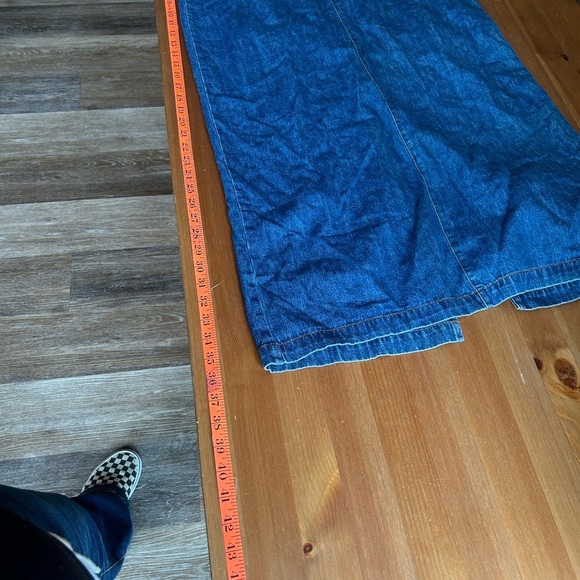 Vintage Bill Blass Jeans  Denim Lace-Up Women's Skirt Size 10 - Picture 10 of 13